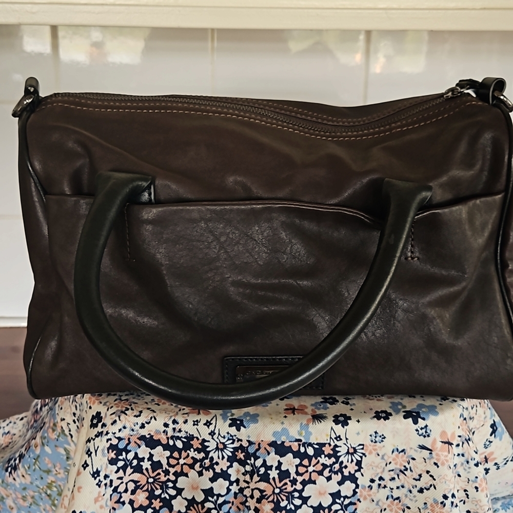 NWOT C'N'C LEATHER DUFFEL BAG
